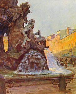 Rome: Piazza Navona, La Fontaine du Bernin