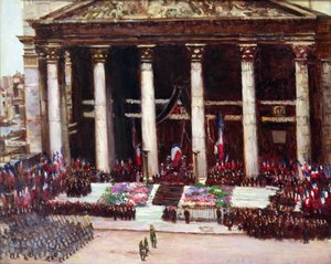 State Funeral of Paul Doumer by Joseph Felix Bouchor