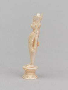 White Pawn, Chess Piece, India by Joseph Felix Bouchor