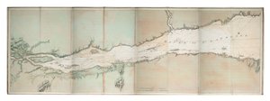 Chart of River of St. Lawrence, North America Atlantic Coast