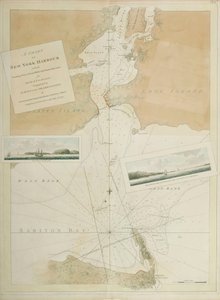New York harbour by Joseph Frederick Wallet DesBarres