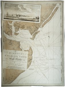 The Harbour of Charlestown [Charleston] in South Carolina, 1780