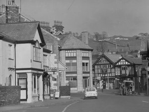 View of street in Windermere with Mini in road by Joseph Hardman