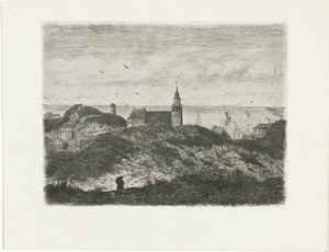 View of Scheveningen by Joseph Hartogensis