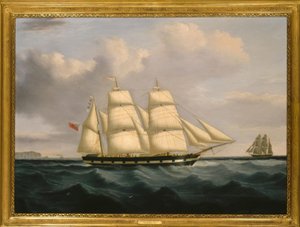 Bark Isis / Painting, 19th Century, by Joseph Heard by Joseph Heard