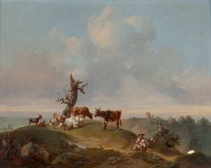Cows and Goats in the Pasture