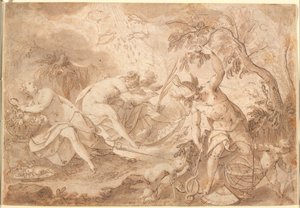 Various Gods and Goddesses: Ceres, Venus, Mars, and Mercury by Joseph Heintz d.Æ.