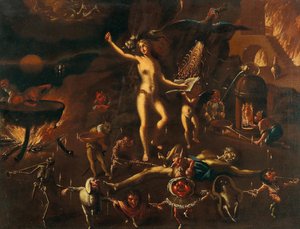A Witchcraft Scene by Joseph Heintz the Younger