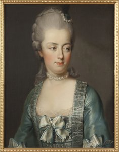 Portrait of Archduchess Marie Antoinette of Austria (1755-1793), Queen of the French by Joseph Hickel