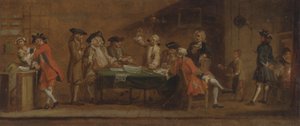 Figures in a Tavern or Coffee House