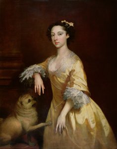 Lady with a Pug Dog