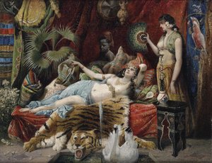 Leisure Hour in the Harem by Joseph Himmel