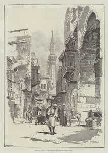 Life in Egypt, the Mosque of Sharia-el-Aybar, Cairo