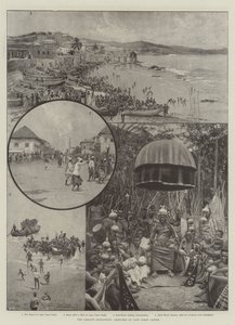 The Ashanti Expedition, Sketches at Cape Coast Castle