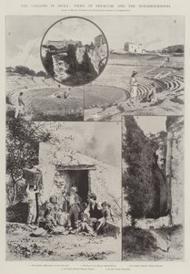 The Cyclone in Sicily, Views of Syracuse and the Neighbourhood