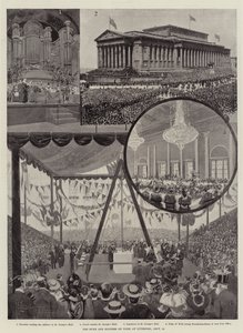 The Duke and Duchess of York at Liverpool, 10 September by Joseph Holland Tringham