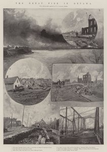 The Great Fire in Ottawa by Joseph Holland Tringham