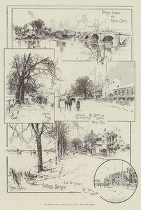 The Oxford and Cambridge Boat-Race, along the Banks