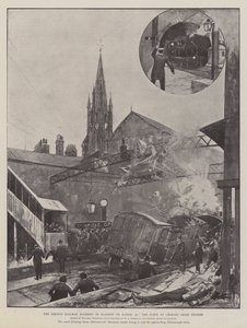 The Serious Railway Accident in Glasgow on 30 August, the Scene at Charing Cross Station