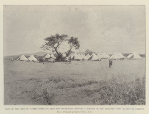 View of the Camp at Pitsani Pothlugo from the South-East