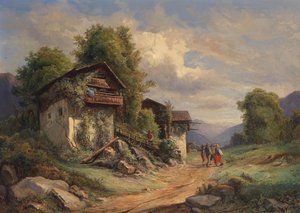 Rural Idyll 1852 by Joseph Hoger
