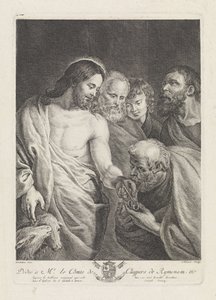 Peter receives the keys from Christ