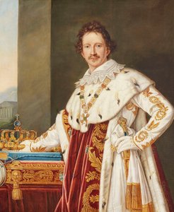 Portrait of Ludwig I of Bavaria in Anointment Robe