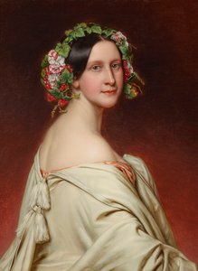 Portrait of the Actress Charlotte von Hagn