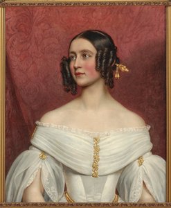Princess Adelgunde of Bavaria as Bride by Joseph Carl Stieler