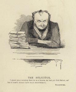 Kenny Meadows: The Solicitor by Joseph Kenny (after) Meadows