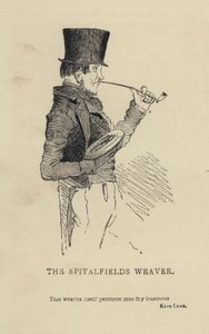 Kenny Meadows: The Spitalfields Weaver by Joseph Kenny (after) Meadows