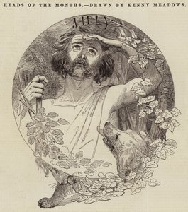 Heads of the Months by Joseph Kenny Meadows