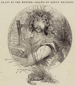 Heads of the Months by Joseph Kenny Meadows