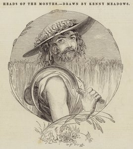 Heads of the Months by Joseph Kenny Meadows