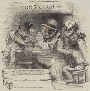 The Unlucky Dog telling his Tale by Joseph Kenny Meadows