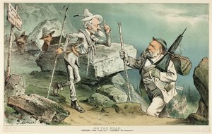 On the Road, from Puck by Joseph Keppler