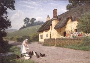 A Devonshire Cottage by Joseph Kirkpatrick
