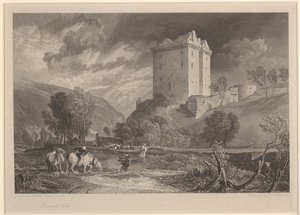 Borthwick Castle (Provincial Antiquities and Picturesque Scenery of Scotland) by Joseph Mallord William (after) Turner