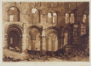 Holy Island Cathedral, engraved by Charles Turner (1808) by Joseph Mallord William (after) Turner