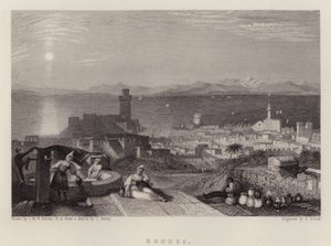 Rhodes by Joseph Mallord William (after) Turner