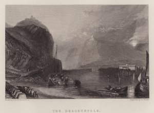 The Drachenfels by Joseph Mallord William (after) Turner