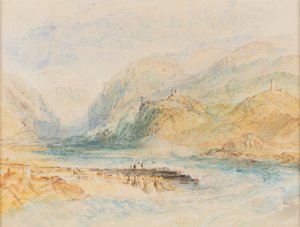 A Swiss Alpine Valley, c.1843 by Joseph Mallord William Turner