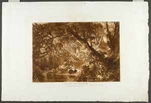 Aesacus and Hesperie, plate 66 from Liber Studiorum by Joseph Mallord William Turner