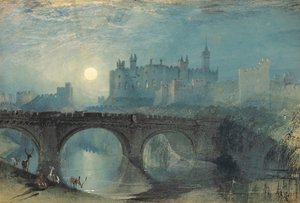 Alnwick Castle, c. 1829 by Joseph Mallord William Turner