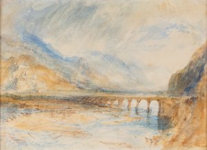Bellinzona - The Bridge over Ticino by Joseph Mallord William Turner