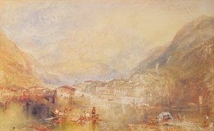 Brunnen from the Lake of Lucerne, 1845 by Joseph Mallord William Turner