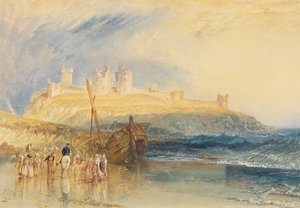 Dunstanborough Castle, Northumberland, c.1829