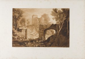 East Gate, Winchelsea (plate 67 from Liber Studiorum) by Joseph Mallord William Turner