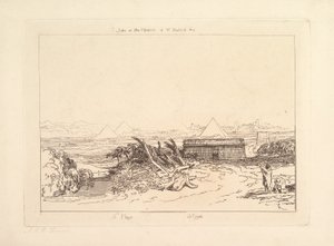 Fifth Plague of Egypt from Liber Studiorum, Part III, Plate 16