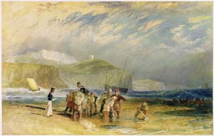 Folkestone Harbour and Coast to Devon, c.1830 by Joseph Mallord William Turner
